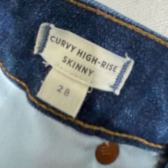 Madewell Curvy High Rise Skinny Jeans Size 28 - Picture 7 of 11